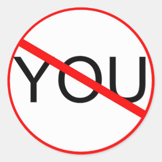Rond Anti-You Sticker