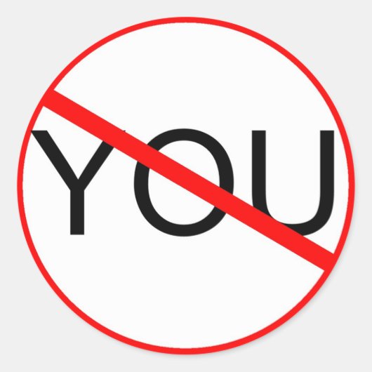 Rond Anti-You Sticker (Devant)
