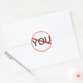 Rond Anti-You Sticker (Enveloppe)