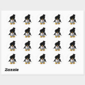Rond Antonio le Sticker Penguin (Feuille)