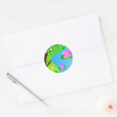 Rond Arbre et étang - Sticker (Enveloppe)