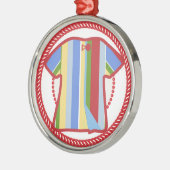 Rond Argenté Jesse Tree Joseph Coat Ornement #1 (Gauche)