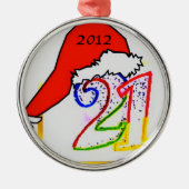 Rond Argenté ornement 21 (Devant)