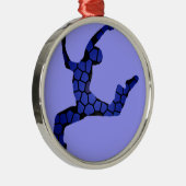 Rond Argenté Ornement de danseur (Droite)