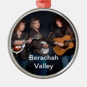 Rond Argenté Ornement de vallée de Berachah