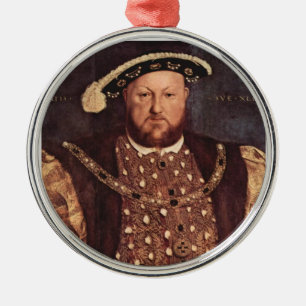 Rond Argenté Ornement du Roi Henry VIII