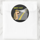 Rond Armadillo Sticker de sécurité premier (Sac)