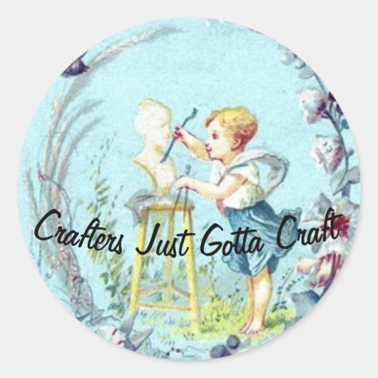 Rond Artisanat Gotta Craft Sticker (Devant)