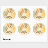 Rond Asnyan | Sakura Cat Sticker – Cute Japanese Style (Feuille)