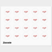 Rond Assez Est Assez Sticker (Feuille)