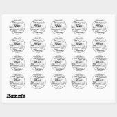 Rond assumer la position Sticker (Feuille)