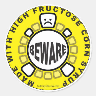 Rond Attention au Sticker HFCS