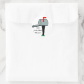 Rond AUCUN Courrier indésirable S'il vous plaît Sticker (Sac)