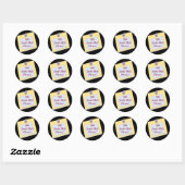 Rond AUCUN Courrier indésirable S'il vous plaît Sticker (Feuille)