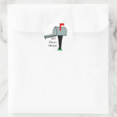 Rond AUCUN Flyers S'Il Vous Plaît Sticker (Sac)