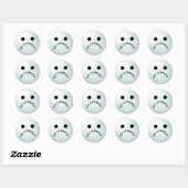 Rond AUCUN Sticker COMMENTAIRE (Feuille)