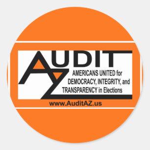 Rond AuditAZ 3" Sticker Round