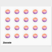 Rond Aura Gradient Sticker - Protect Your Radiance Suns (Feuille)