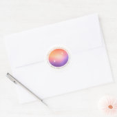 Rond Aura Gradient Sticker - Protect Your Radiance Suns (Enveloppe)
