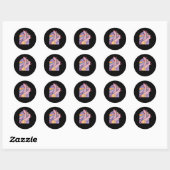 Rond Autosoin Sticker (Feuille)