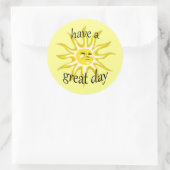 Rond Ayez un Sticker Affirmative Sunshine de jour magni (Sac)