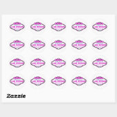 Rond Ayez Un Sticker D'Anniversaire De Las Vegas Fabule (Feuille)