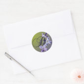 Rond B Sticker à enveloppe Lilac Monogramme (Enveloppe)