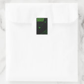 Rond Bac vert Wanna Dance Texte Sticker vertical (Sac)