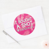 Rond Bachelorette Party Boire Sticker (Enveloppe)