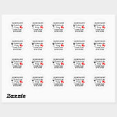 Rond Bachelorette Party Sticker - Achetez-moi un verre (Feuille)