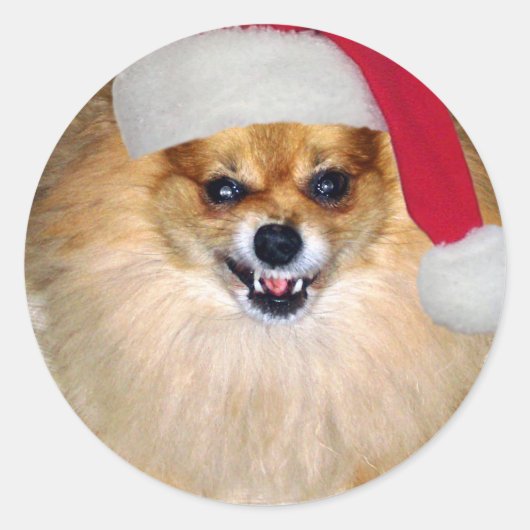 Rond Bad Père Noël sticker (Devant)