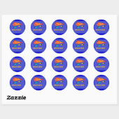 Rond baiser mon sticker basse (Feuille)