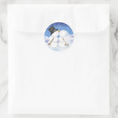 Rond Baiser Snowmen Mariée et Sticker de chambre (Sac)