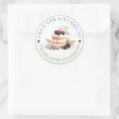Rond Baker Pastry Chef Cake Dessert Label Sticker (Sac)