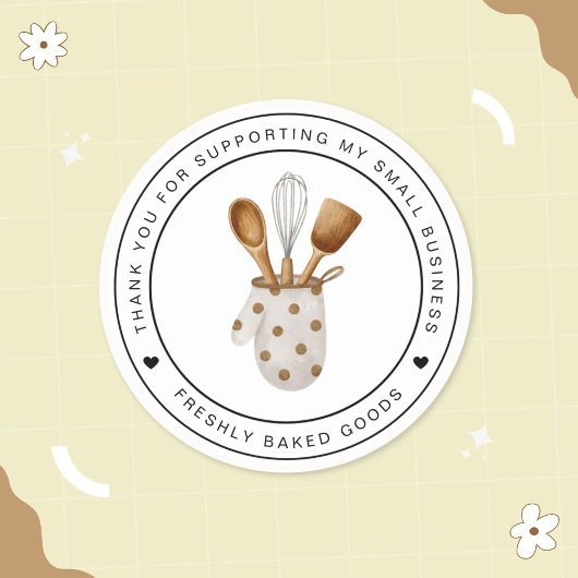 Rond Baking Business Sticker