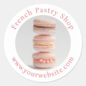 Rond Baking photo Sticker (Devant)