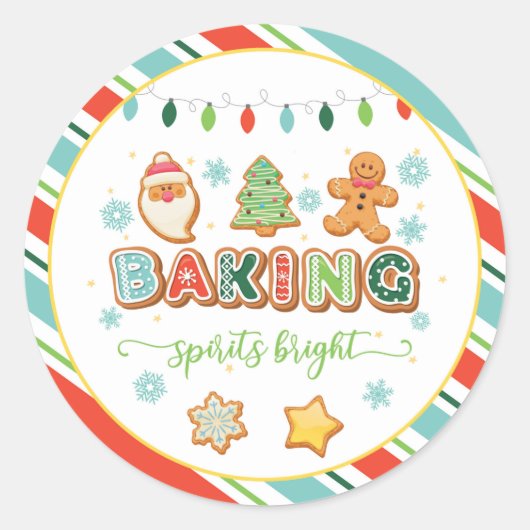 Rond Baking Spirits Bright Round Sticker - WH (Devant)