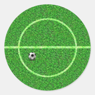 Rond Bal de football de football - Sticker