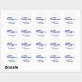 Rond Balise cadeau Hanoukka Star of David Sticker (Feuille)