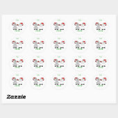 Rond Balise Sticker Snowmen (Feuille)