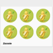 Rond  Banana Sticker (Feuille)