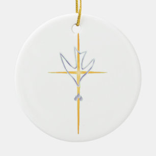 Rond Baptismal Ornament