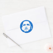 Rond Barack Obama Sticker (Enveloppe)