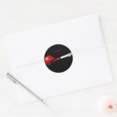 ROND BASEBALL STICKER AVEC NOM D'ENFANT. (Enveloppe)