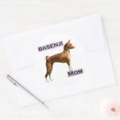 Rond Basenji Mom 4 - Sticker (Enveloppe)
