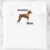 Rond Basenji Mom 4 - Sticker (Sac)