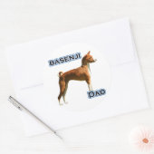 Rond Basenji Papa 4 - Sticker (Enveloppe)