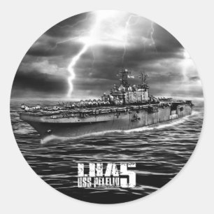 Rond Bateau d'assaut amphibie Peleliu Sticker