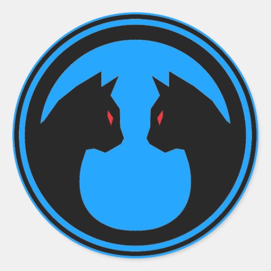 Rond Battle Cats Logo Sticker (feuille de 20) (Devant)