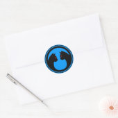 Rond Battle Cats Logo Sticker (feuille de 20) (Enveloppe)